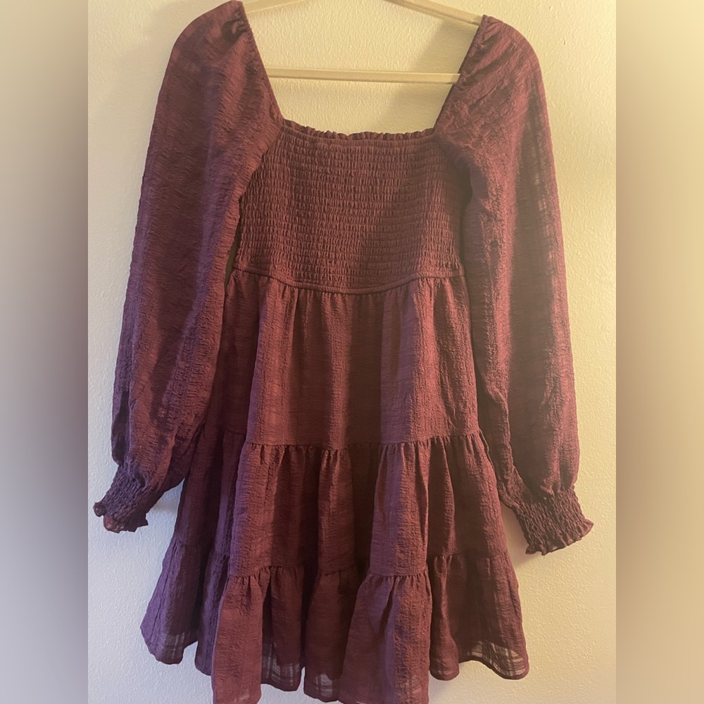Elegant Purple Women's Dress
